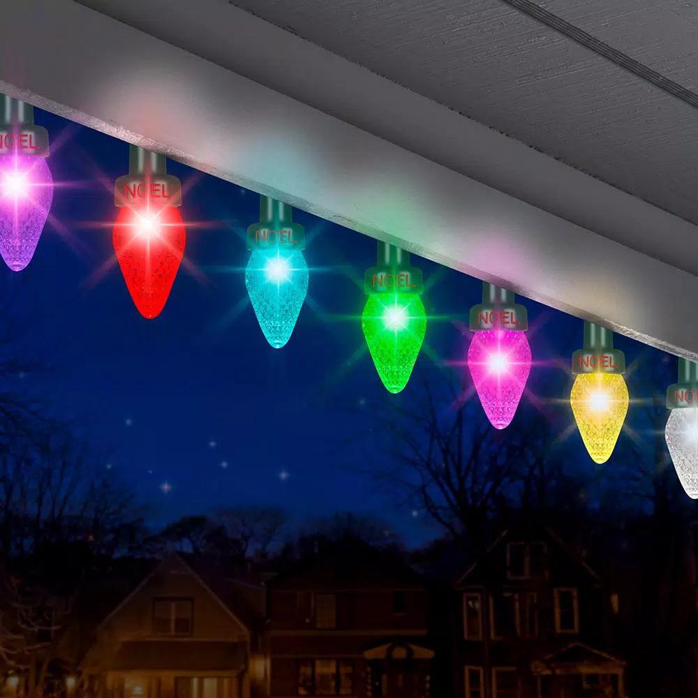 LightShow ColorMotion 24-Light Multi-Color Deluxe C7 LED Christmas String Lights