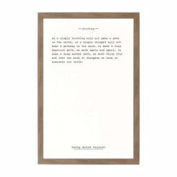 Petal Lane Journey Thoreau Rustic Brown Magnetic Memo Board with 4 Wood Magnets thumbnail 1