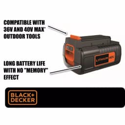 BLACK+DECKER 40V MAX 1.5 Ah Lithium-Ion Battery Pack thumbnail 2