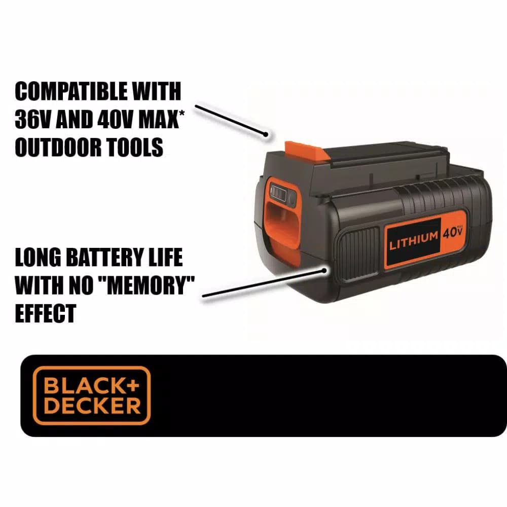 BLACK+DECKER 40V MAX 1.5 Ah Lithium-Ion Battery Pack