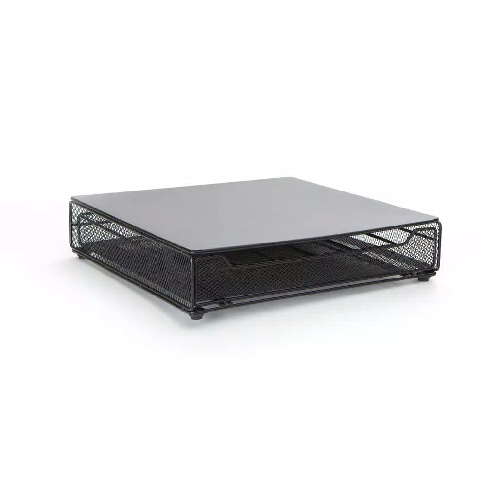 Mind Reader Bam 36-Capacity Metal Mesh Coffee Pod Storage Drawer - Black