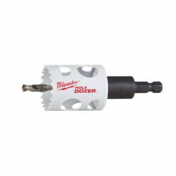 Milwaukee 1-1/2 in. Hole Dozer Bi-Metal Hole Saw with 3/8 in. Arbor and Pilot Bit thumbnail 1