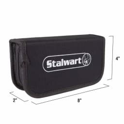Stalwart 144-Piece Watch Repair Kit with Portable Nylon Zippered Case thumbnail 2
