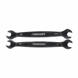 Husky 6-Piece Thin Head Access Wrench Set, SAE and Metric, Double Open End thumbnail 2