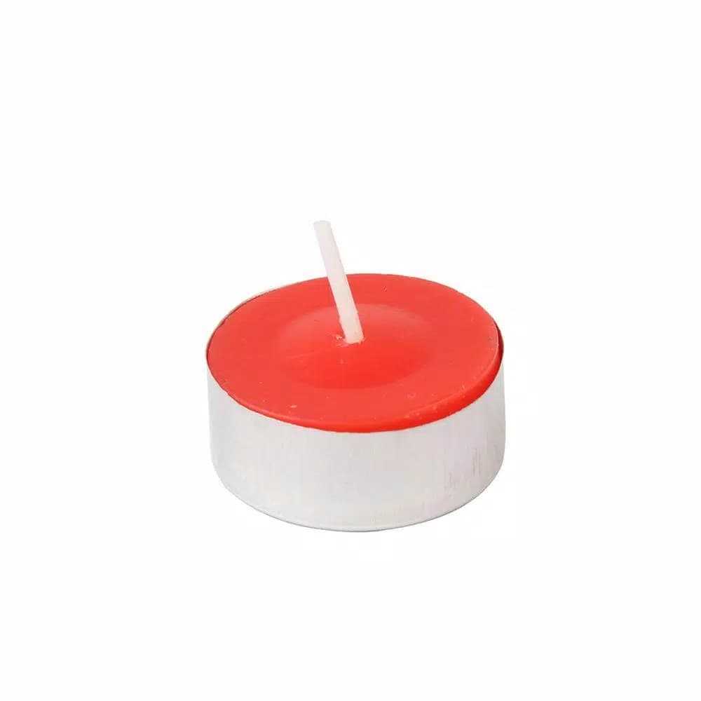 Zest Candle Red Citronella Tealight Candles, 1.5 in. Diameter (100-Count Box)