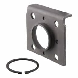 CURT Replacement Swivel Jack Mounting Bracket, Bolt-Through Design thumbnail 1