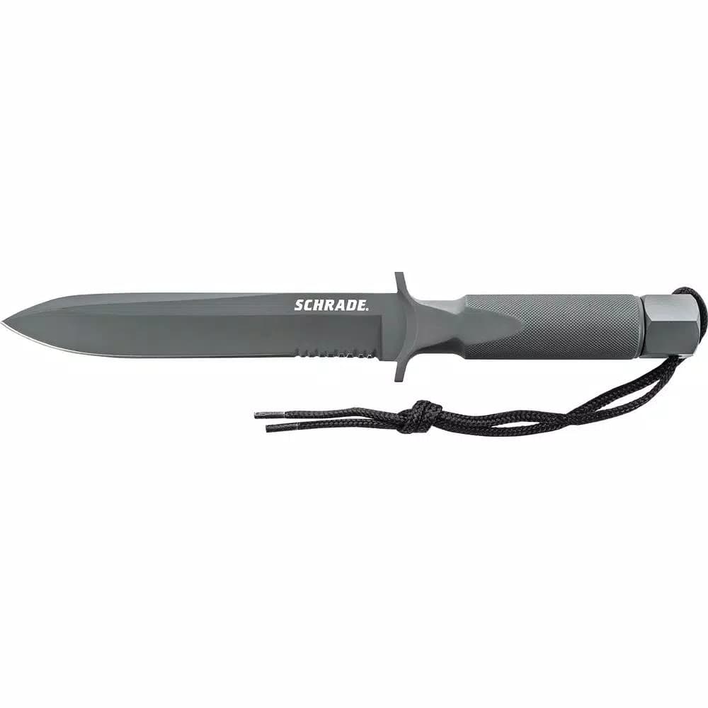 Schrade Large Extreme Survival Knife, One-Piece Drop Forged Carbon Steel Fixed Blade