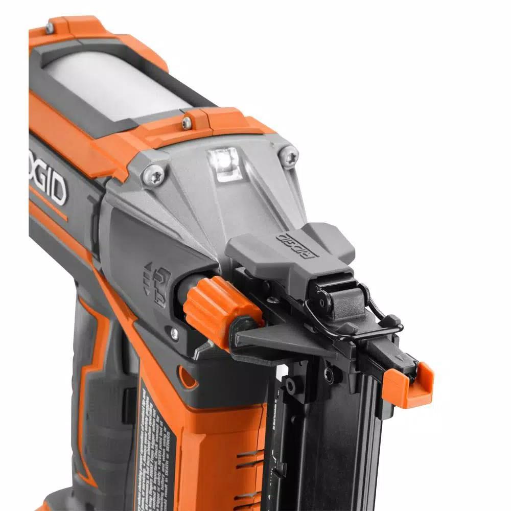 RIDGID 18V Brushless HYPERDRIVE 18-Gauge 2-1/8 in. Cordless Brad Nailer Kit