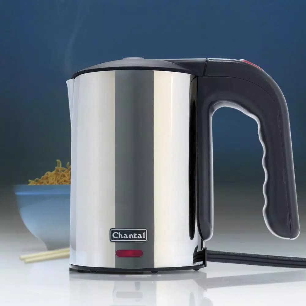 Chantal Colbie Ekettle 2.5-Cup Stainless Steel Electric Kettle, 1000W, Polished Stainless Steel