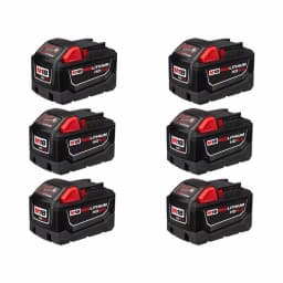 Milwaukee M18 REDLITHIUM HIGH DEMAND 9.0 Ah Battery Pack (6-Pack) thumbnail 1
