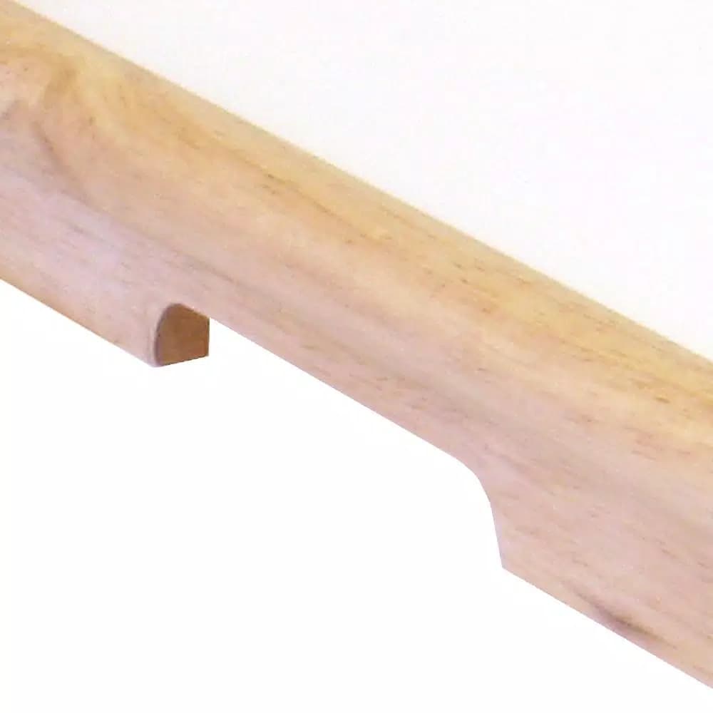 Winsome Stockton Breakfast Bed Tray, Natural Wood & Melamine Serving Tray with Foldable Legs