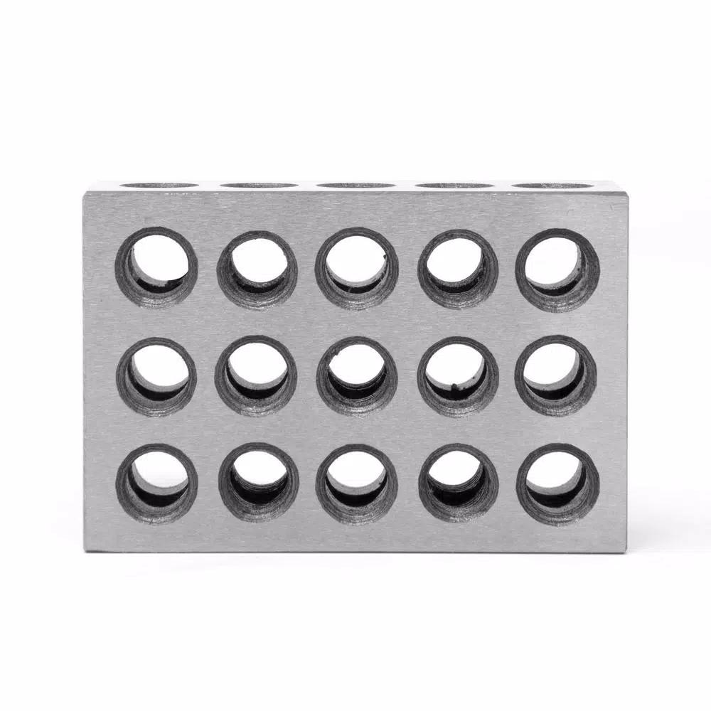 WEN 1-2-3 Gauge Blocks, Steel-Hardened Precision Measuring Blocks (2-Pack)