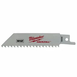Milwaukee Hackzall 4 in. Wood Cutting Reciprocating Saw Blades, 5 TPI (5-Pack) thumbnail 1