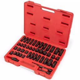 Stark 44-Piece 3/8 in. Drive Impact Socket Set with Shallow and Deep SAE & Metric Sockets thumbnail 2