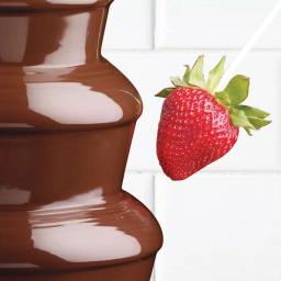Nostalgia 4-Tier Chocolate Fondue Fountain with Stainless Steel Base, 2 lb. Capacity thumbnail 8