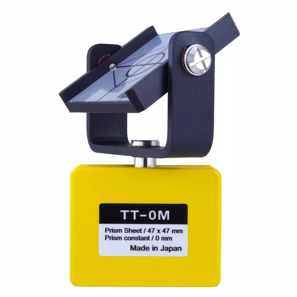 AdirPro Monitoring Prism Sheet with Magnetic Target, 47 mm x 47 mm