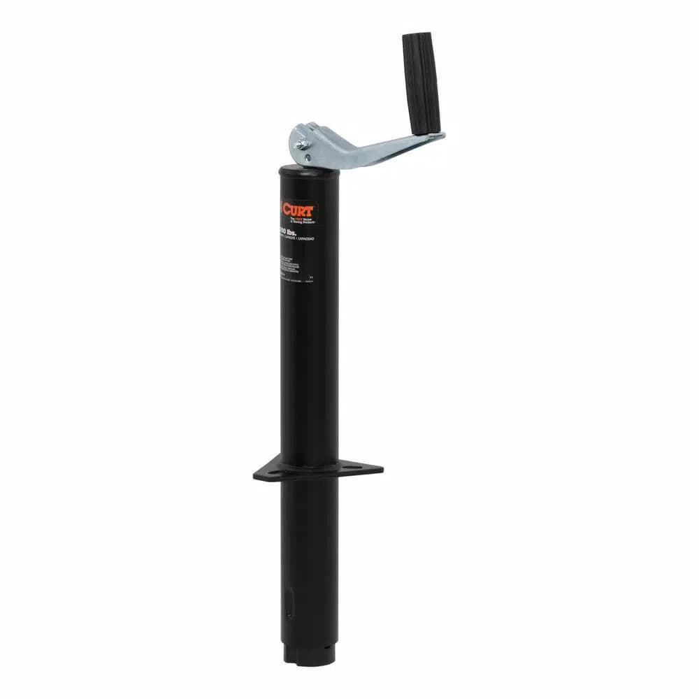 CURT A-Frame Trailer Jack with Top Handle, 2,000 lbs. Capacity, 14 in. Travel
