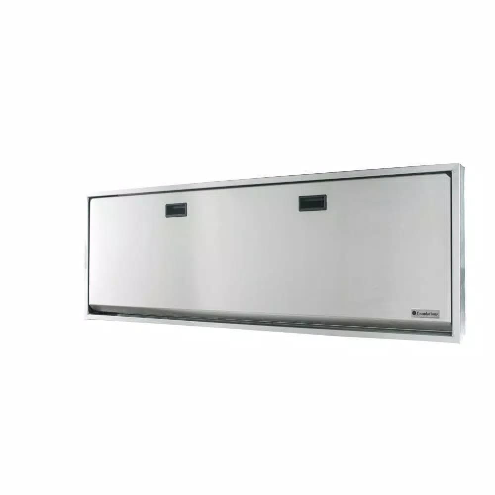 Foundations Stainless Steel Adult Changing Station - Horizontal Recessed ADA Compliant