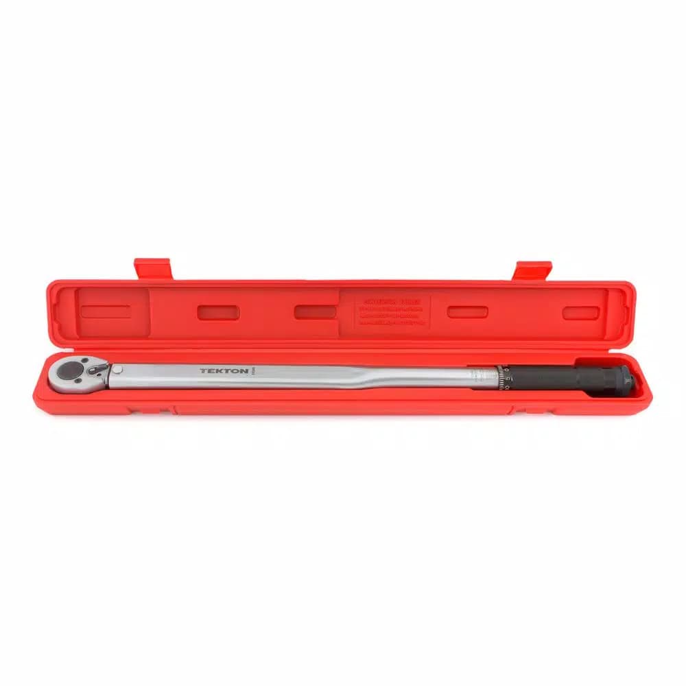 TEKTON 1/2 in. Drive Click Torque Wrench, 25-250 ft./lb.