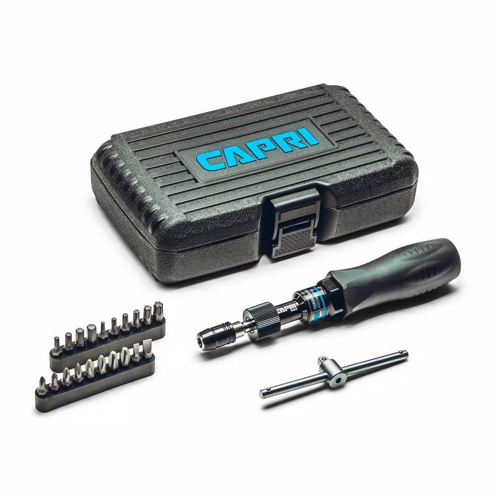 Capri Tools Professional 10-50 in. lbs. Torque Screwdriver Set with Calibration Certificate