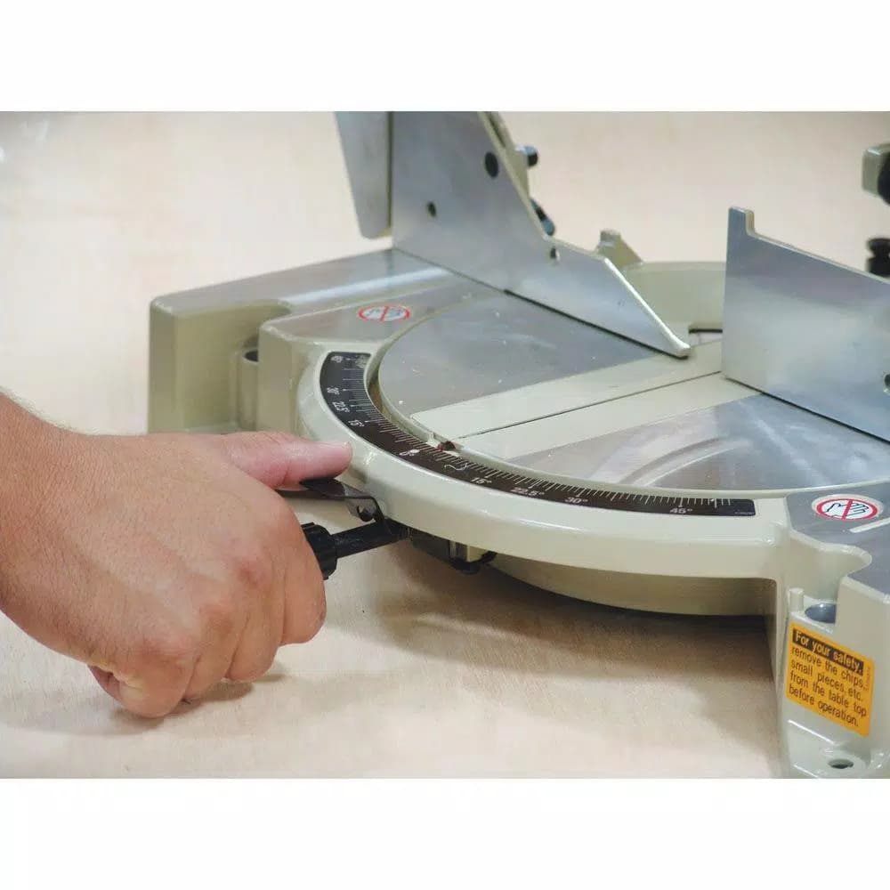 Makita 10 in. 15 Amp Corded Single Bevel Compound Miter Saw with 40T Carbide Blade