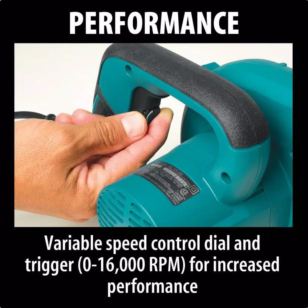 Makita UB1103 6.8 Amp Electric Handheld Blower and Vacuum, 203 MPH, 145 CFM