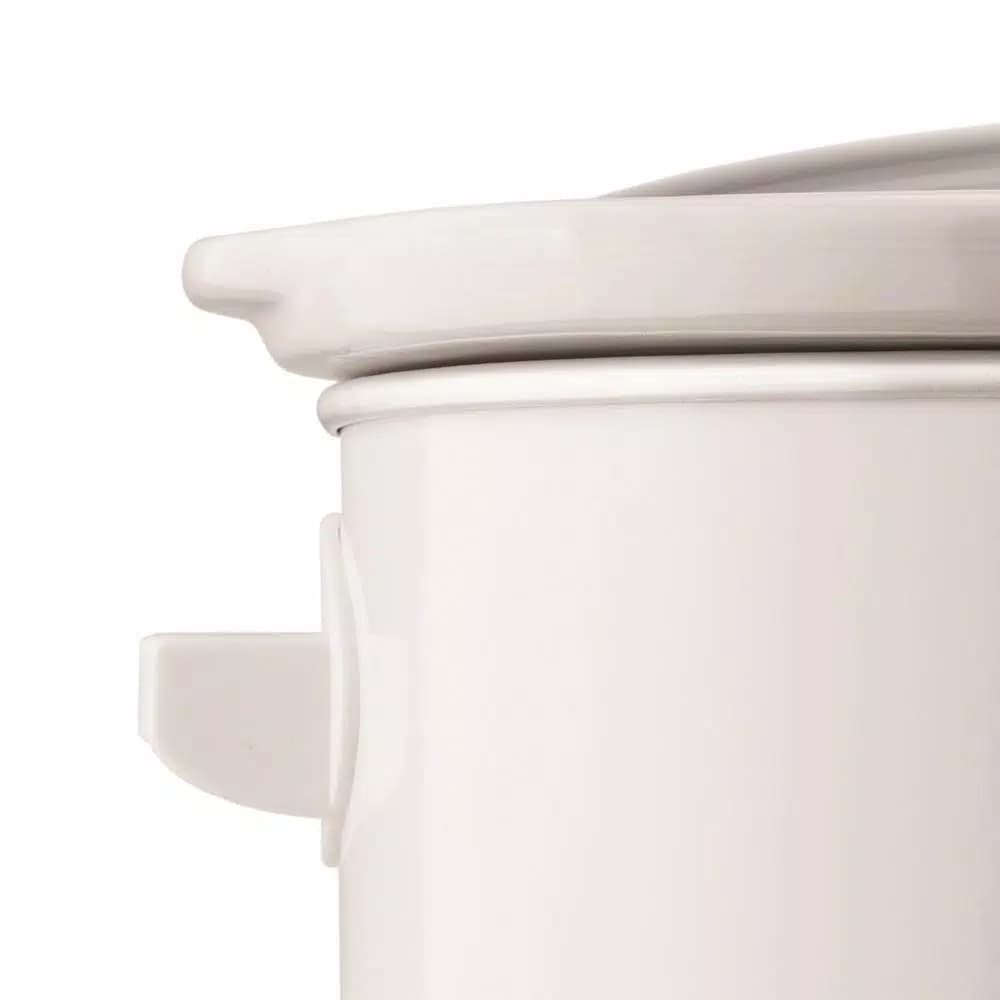 Brentwood Appliances Brentwood 8 Qt. White Slow Cooker with Removable Ceramic Pot and Glass Lid