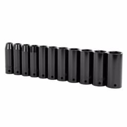 Stanley 1/2 in. Drive SAE Deep Impact Socket Set, 11-Piece thumbnail 2
