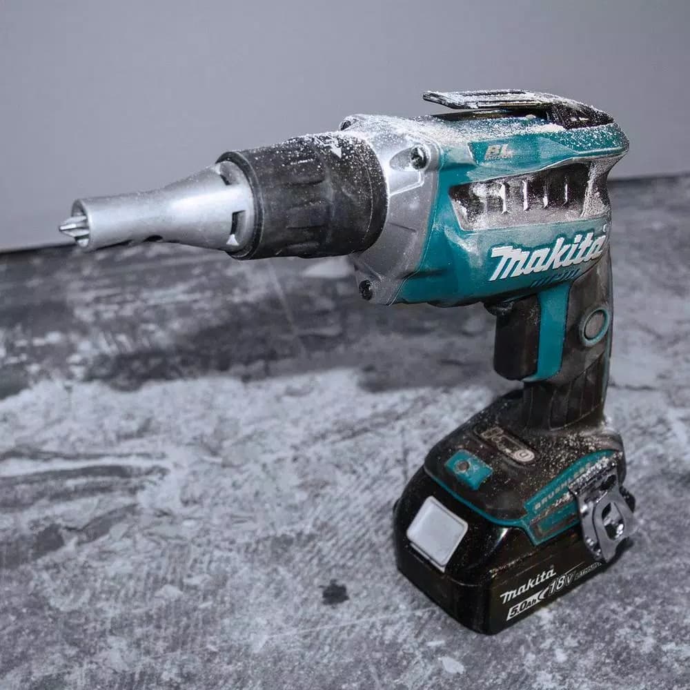 Makita 18V LXT Brushless Cordless Drywall Screwdriver Kit with 5.0Ah Battery & Charger