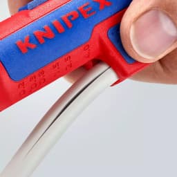 KNIPEX ErgoStrip Universal Wire Stripper, Cutter and Dismantling Tool for Metric Wires thumbnail 7
