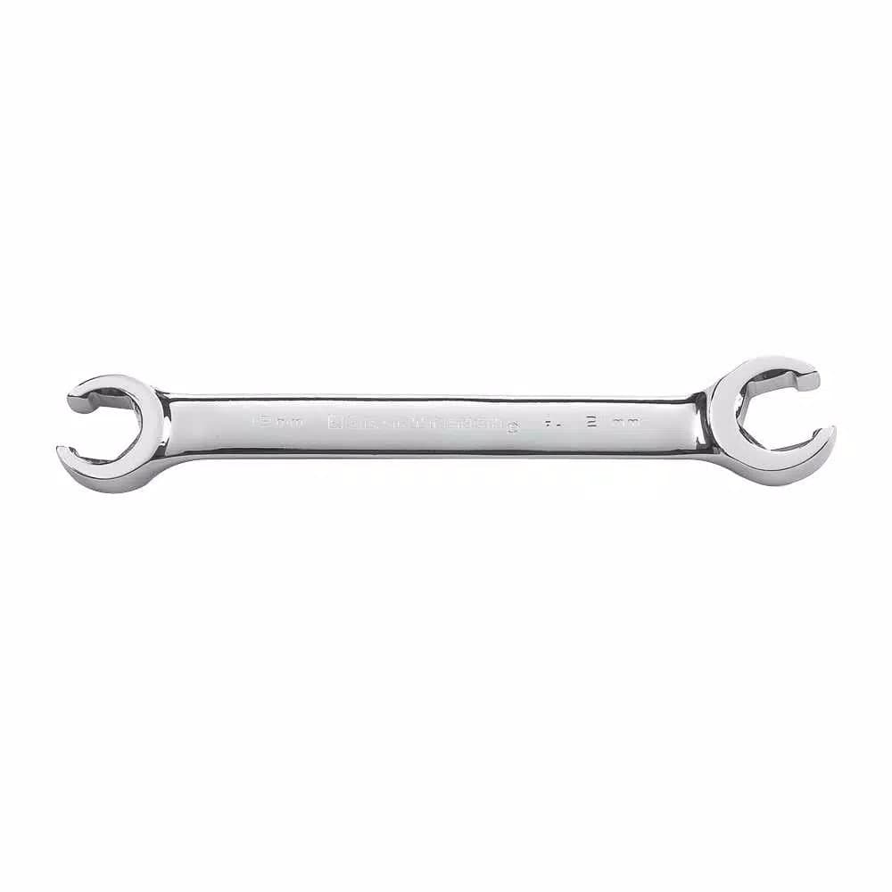 GearWrench 16 mm x 18 mm Flare Nut Wrench, Chrome-Plated Steel