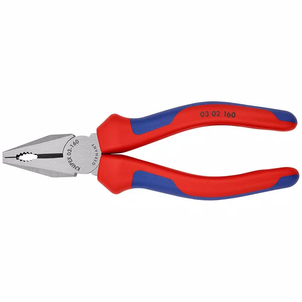 KNIPEX 6-1/4 in. Combination Pliers with Comfort Grip, 1000V VDE Insulated