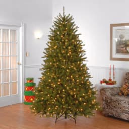 National Tree Company 7 ft. Dunhill Fir Artificial Christmas Tree with 700 Clear Warm Lights thumbnail 2