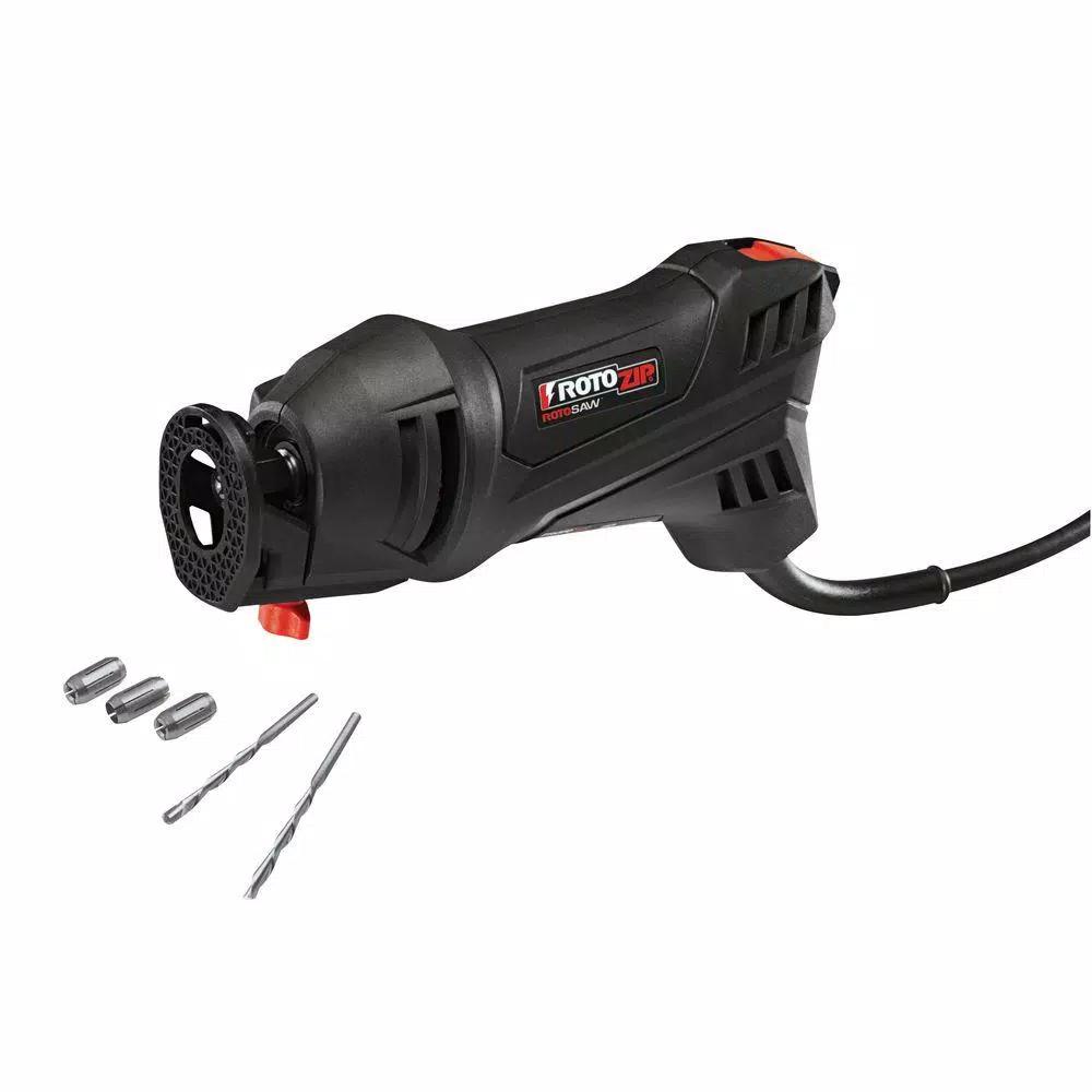 Rotozip RotoSaw 5.5 Amp Corded 1/4 in. Spiral Saw Kit, Variable Speed Rotary Tool