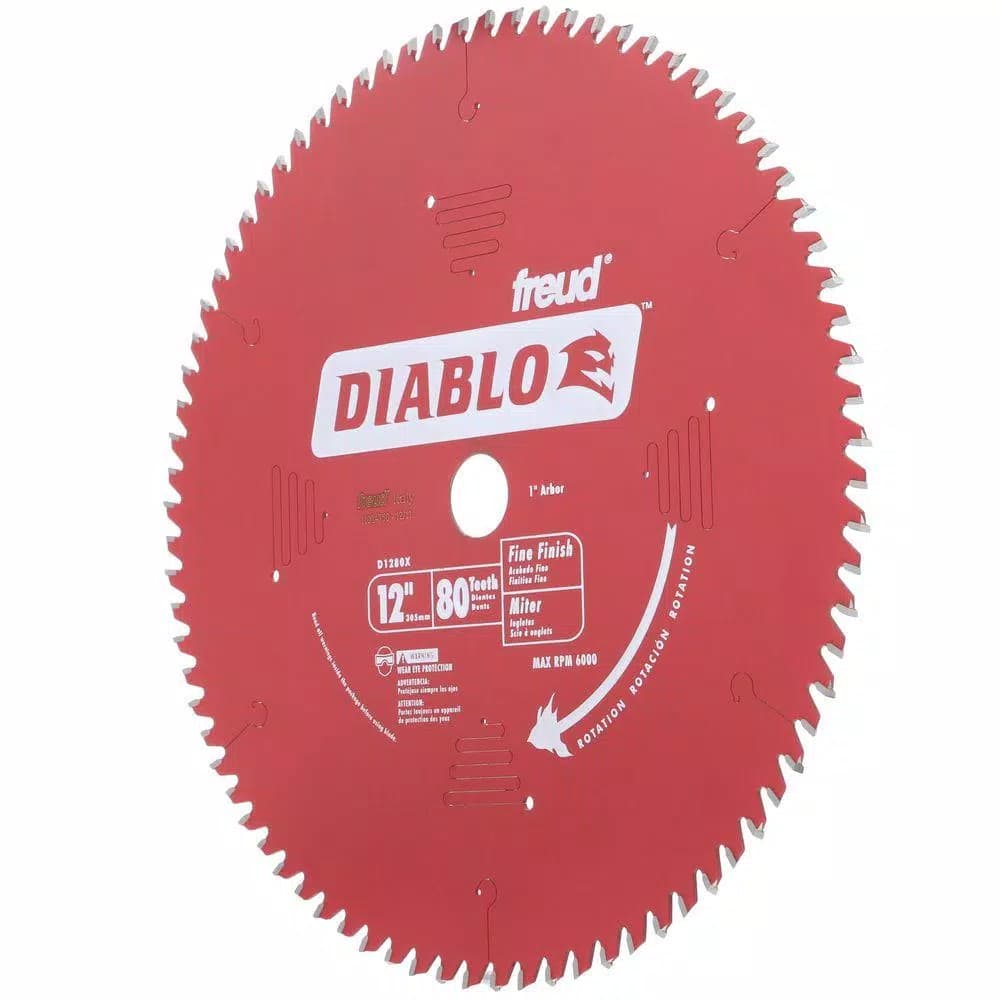 Diablo 12 in. x 80-Tooth Fine Finish Carbide Circular Saw Blade