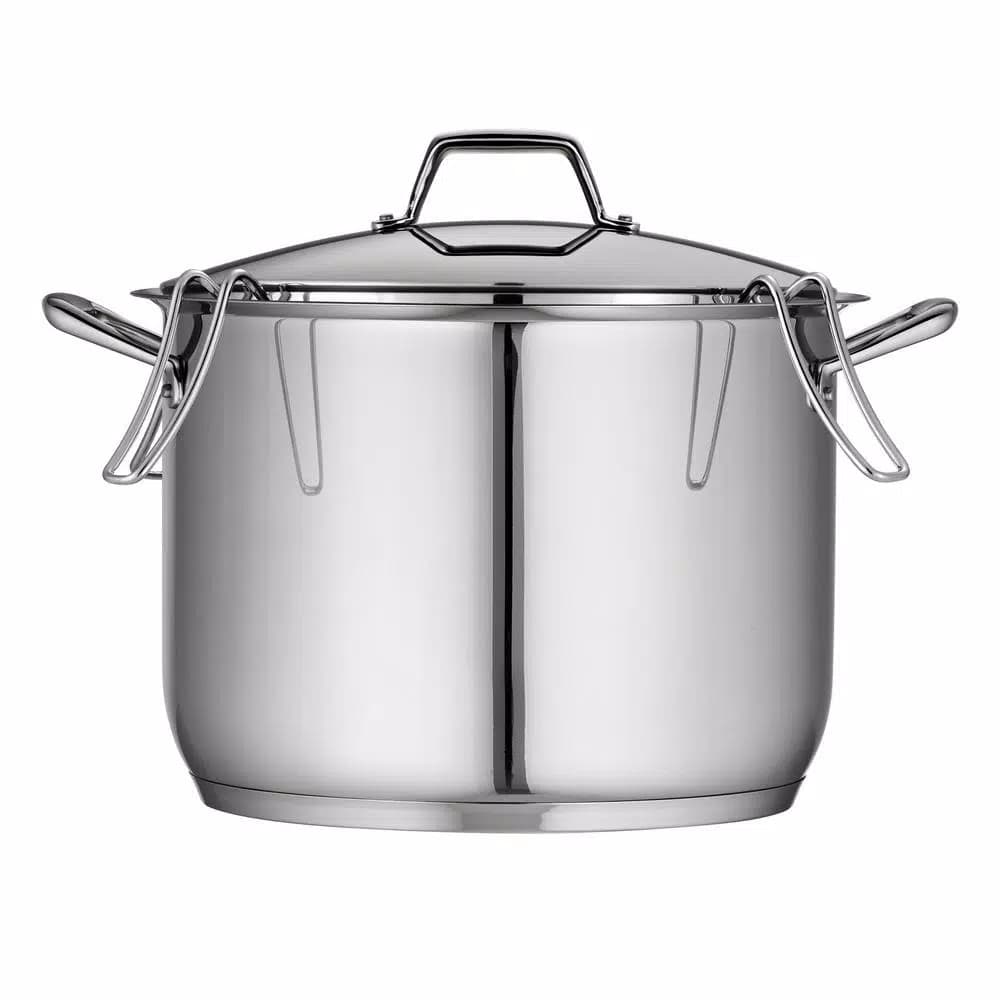 Tramontina Gourmet Prima 16 Qt. Stainless Steel Stock Pot Set with Lid and 4-Piece Pasta Inserts