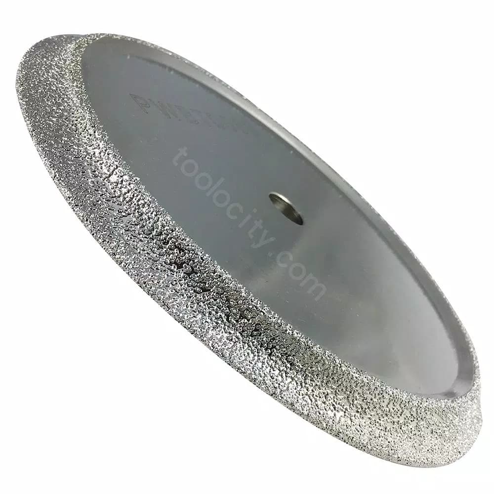 Monster 10 in. Brazed Diamond Profile Wheel for Tile, 3/8 in. Radius, 5/8 in. Arbor