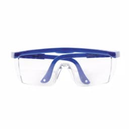 Sun Joe Protective Safety Glasses with Adjustable Frame and Clear Polycarbonate Lenses, Blue thumbnail 3