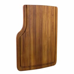ALFI BRAND Iroko Wood Cutting Board - Large Rectangular Butcher Block for Chopping and Serving thumbnail 3