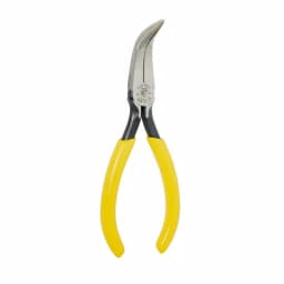 Klein Tools 6-3/8 in. Curved Long Nose Pliers thumbnail 2