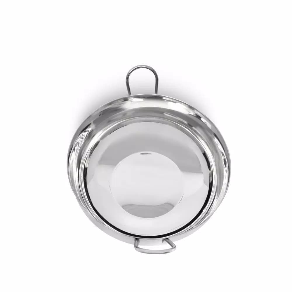 Unbranded 3.25 Qt. Stainless Steel Balti Pan with Dual Handles