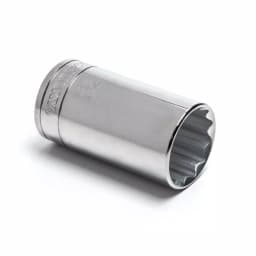 Husky 1/2 in. Drive 12-Point Deep Metric Socket, 32 mm thumbnail 2