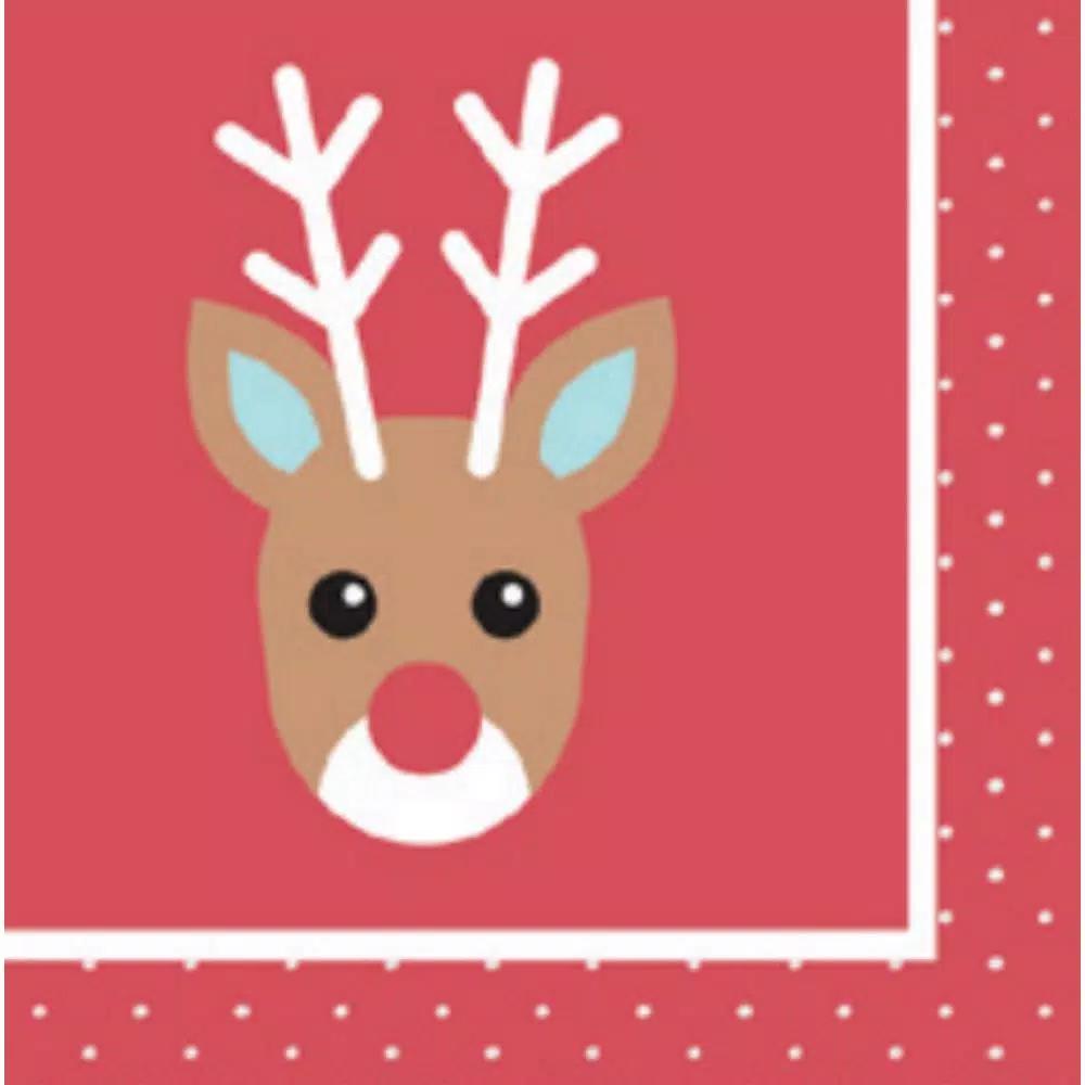 Sugar Plum Party SugarPlum Holly Jolly Paper Lunch Napkins, 32-Piece Set