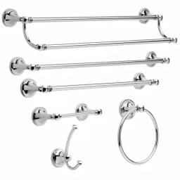 Delta Silverton 24 in. Double Towel Bar, Polished Chrome thumbnail 7