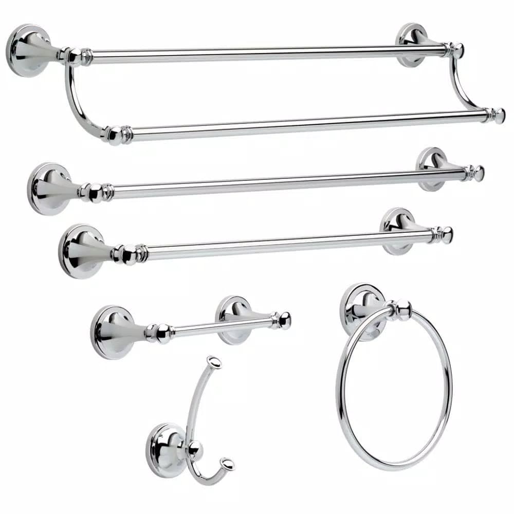 Delta Silverton 24 in. Double Towel Bar, Polished Chrome