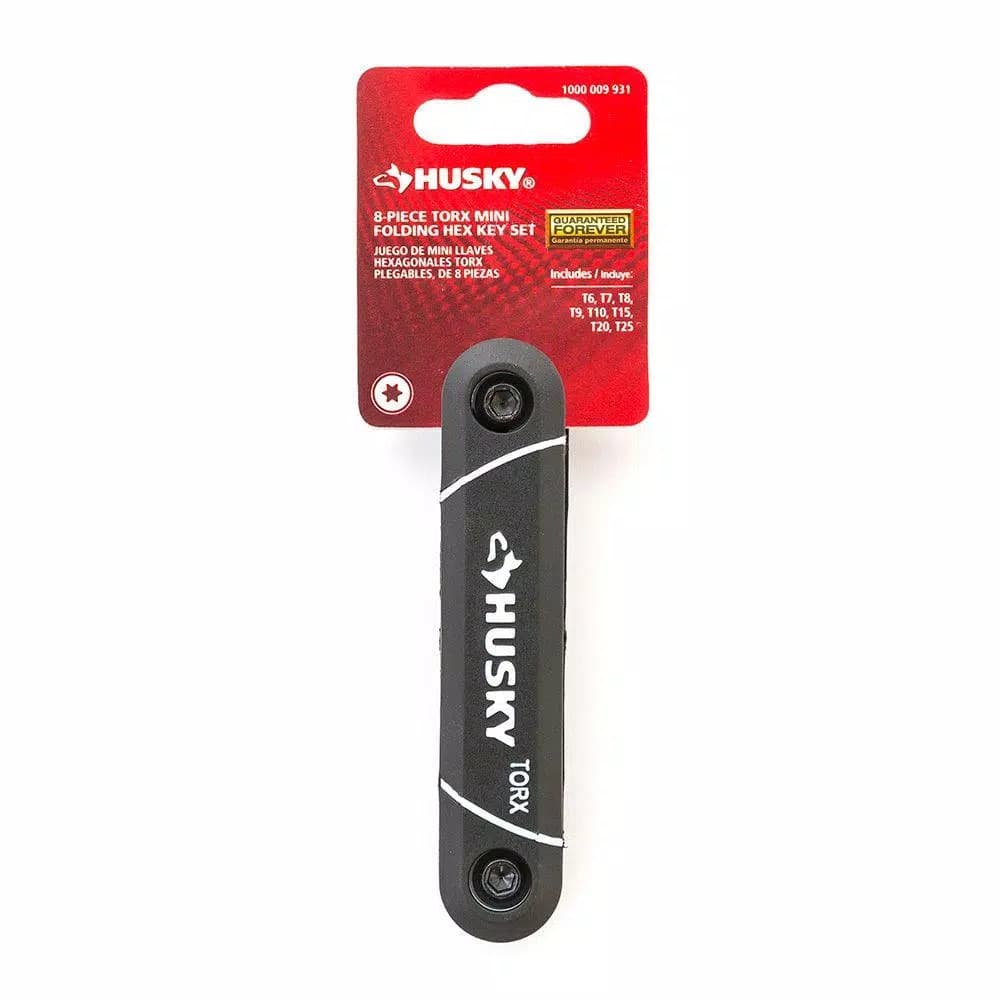 Husky 8-Piece Torx Mini Precision Folding Hex Key Set