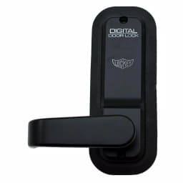 Unbranded LockeyUSA 2835 Jet Black Mechanical Keyless Digital Door Lock Lever Set thumbnail 2