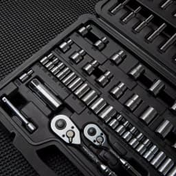 Stanley 85-Piece 1/4 in. and 3/8 in. Socket Set, SAE and Metric thumbnail 3