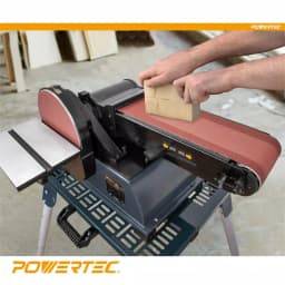 POWERTEC 4 in. x 36 in. 80-Grit Aluminum Oxide Sanding Belt (10-Pack) thumbnail 5