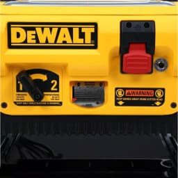DEWALT 13 in. Heavy-Duty 2-Speed Thickness Planer with 3-Knife Cutterhead and Tables thumbnail 9